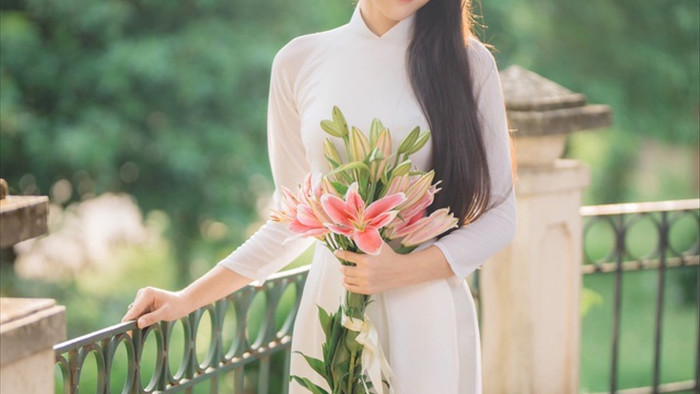 Hoa khôi Học viện Phụ nữ - Vẻ đẹp truyền thống với mái tóc dài thướt tha - 2