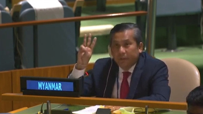 Đại sứ Myanmar rưng rưng cầu cứu Liên Hiệp Quốc giải thoát dân khỏi quân đội - 1
