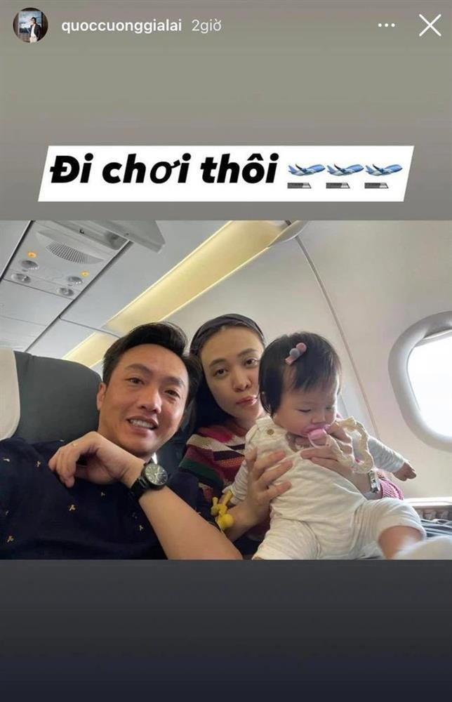 Cường Đô La khoe ảnh gia đình đi du lịch, tiếp tục để lộ mặt mộc Đàm Thu Trang-1