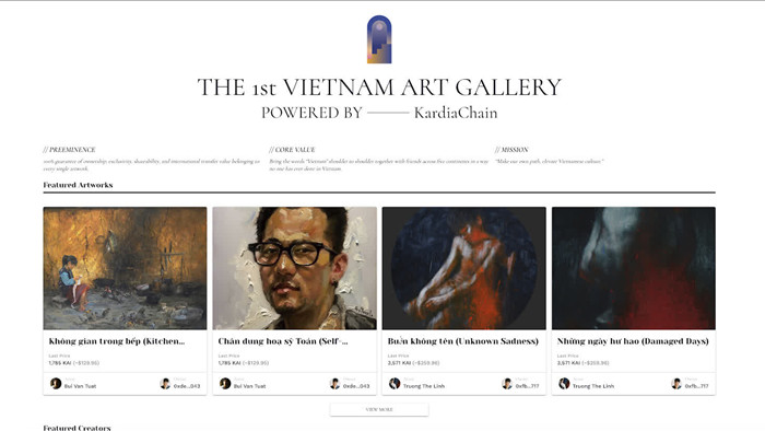Bắt nhịp với thế giới, sàn giao dịch nghệ thuật Việt đầu tiên trên công nghệ NFT ra đời - Ảnh 1.