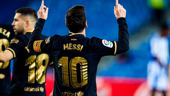 Messi bùng nổ trong ngày lịch sử, Barca thắng kiểu tennis