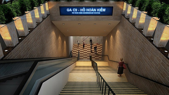 Metro số 2: Bỏ ga ngầm C9 cạnh Hồ Gươm, lượng hành khách giảm tới 95% - 1