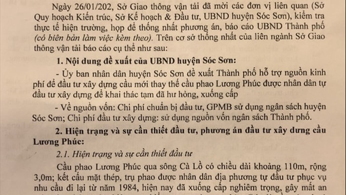 Cầu phao dựng năm 2017 bị thổi tuổi thành 1984 và xin 72 tỷ đồng xây mới - 1