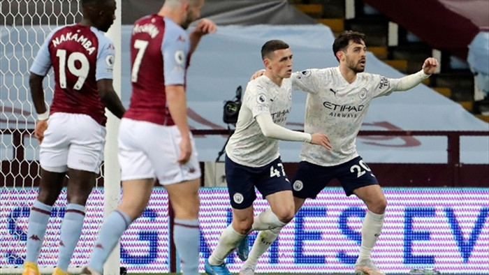 Thắng Aston Villa, Man City tiến sát chức vô địch Ngoại hạng Anh - 1