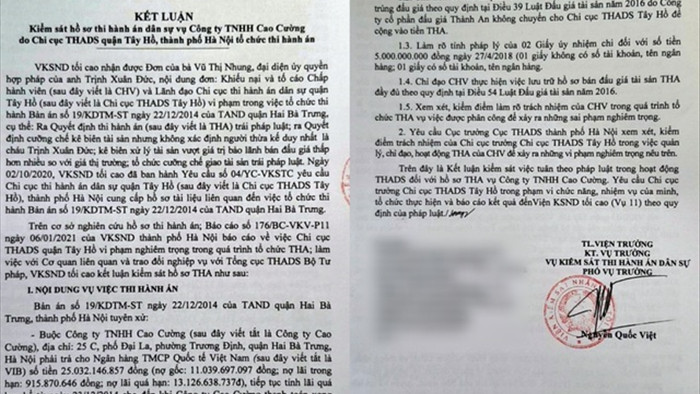 Vụ thi hành án sai nghiêm trọng ở Hà Nội: Trách nhiệm thuộc về ai? - 3