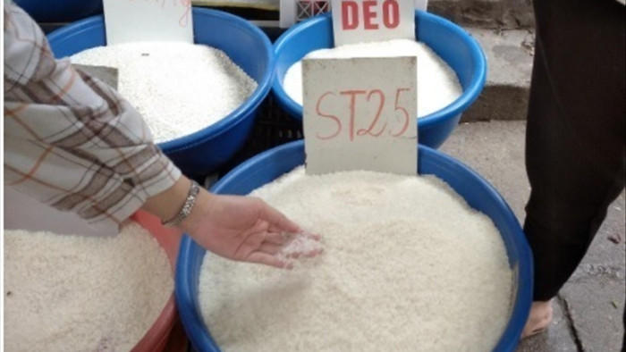 Thị trường vô vàn loại gạo ST25, khó biết thật giả