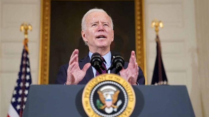 Lần đầu phát biểu trước quốc hội Mỹ, ông Biden không quên 'dằn mặt’ Trung Quốc - 1