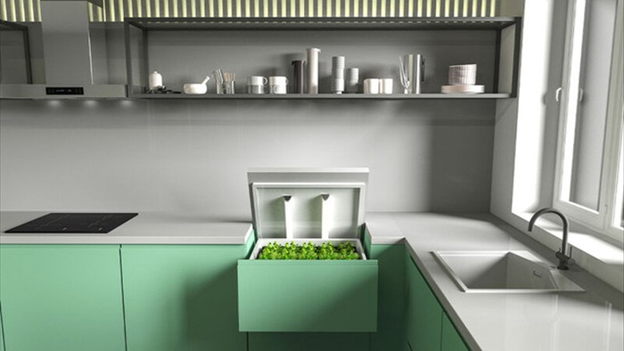 Khó tin vườn rau vô hình trong quầy bếp, dùng smartphone điều khiển từ xa - 4