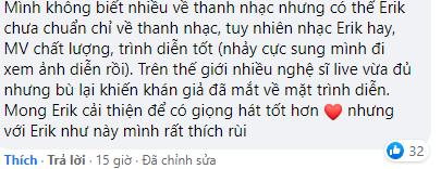 Bị chê thành danh not thành công: Erik lội ngược dòng, Amee im một chỗ-6