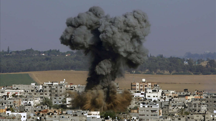 Cảnh tan hoang sau màn ăn miếng trả miếng Israel - Hamas
