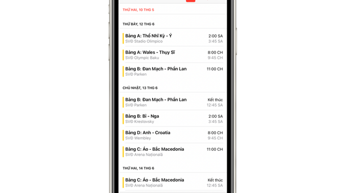 Cach Nhận Thong Bao Lịch Thi đấu Euro 21 Tren Iphone Va Ipad