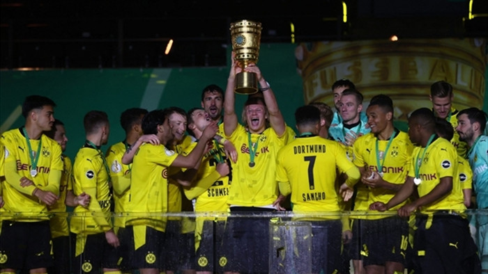 Haaland rực sáng ở chung kết Cúp QG Đức, lần đầu vô địch cùng Dortmund - 1