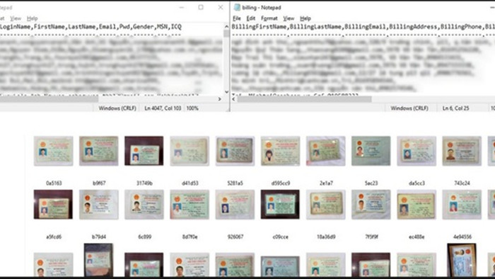 Ảnh chụp CMND, thông tin cá nhân của hàng ngàn người Việt bị hacker rao bán - 1