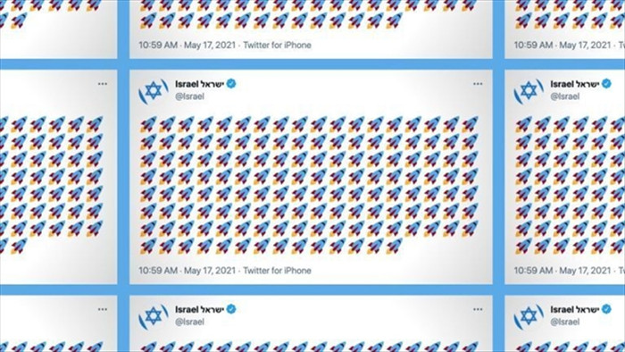 'Bão' tweet hơn 3.000 quả rocket của Israel gây tranh cãi - 1
