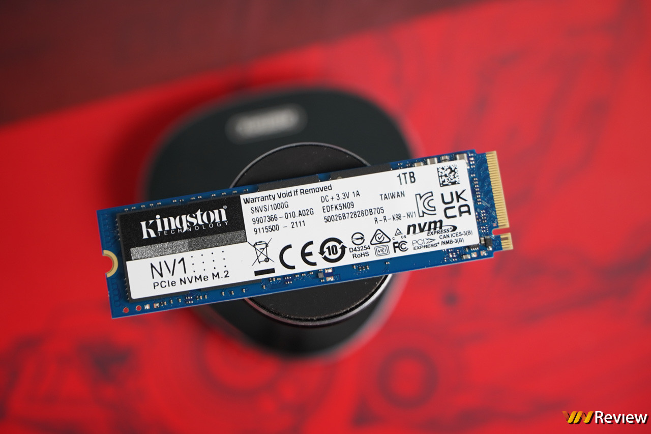 Đánh giá SSD Kingston NV1 1TB: Giá tốt bất ngờ, tốc độ ổn áp