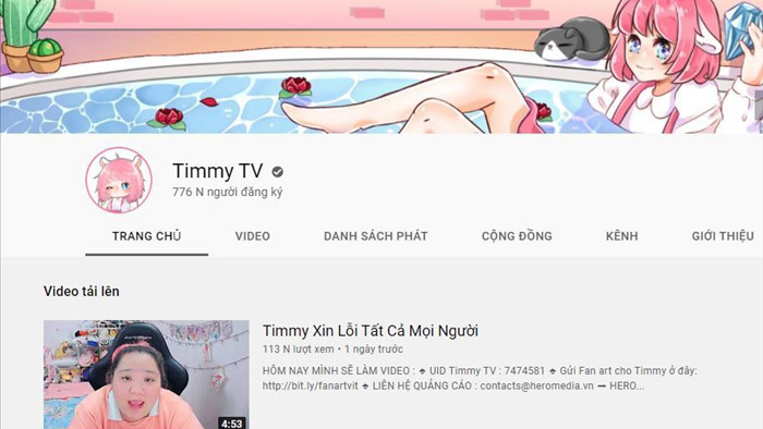 TimmyTV ẩn toàn bộ nội dung độc hại, đăng video xin lỗi để “tránh bão”