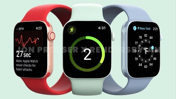 Apple Watch Series 7 lộ thiết kế hoàn toàn mới - 1