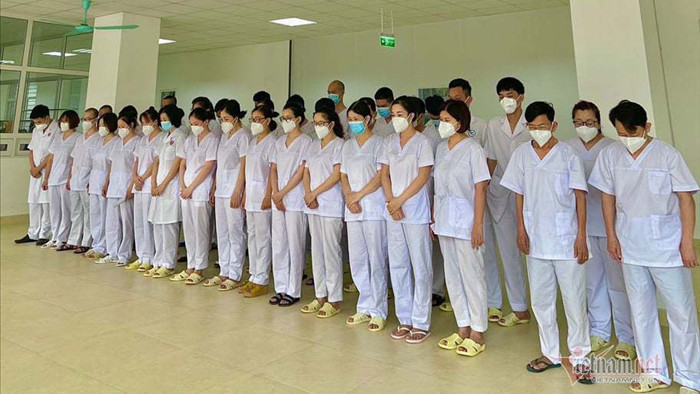 Bức ảnh bệnh viện dã chiến ở tâm dịch Bắc Giang lay động nhiều trái tim