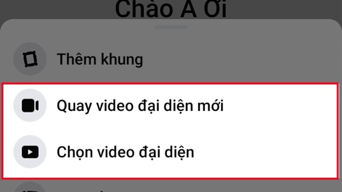 Hướng dẫn đặt video làm hình đại diện Facebook