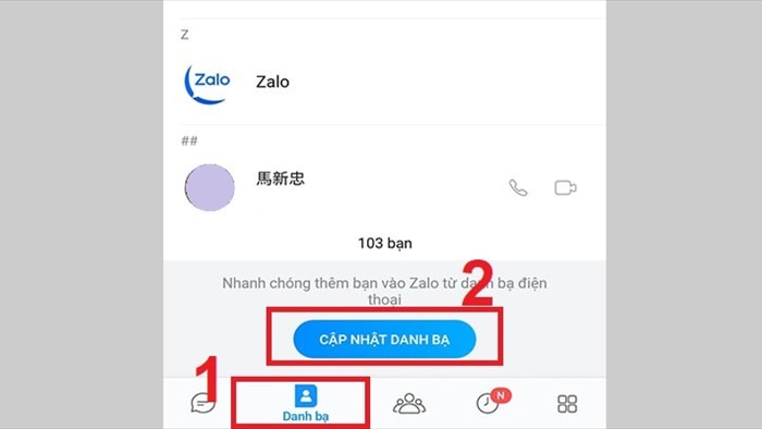 Hướng dẫn đổi tên bạn bè trên Zalo