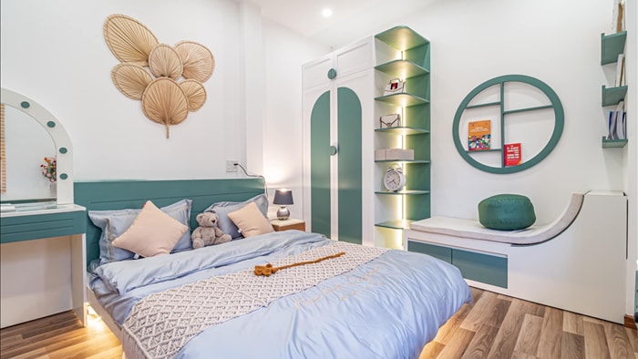 Nhà phố đầy đủ công năng với thiết kế như resort cực chill của vợ chồng trẻ ở Đà Nẵng - Ảnh 12. Nhà phố đầy đủ công năng với thiết kế như resort cực chill của vợ chồng trẻ ở Đà Nẵng - Ảnh 12.
