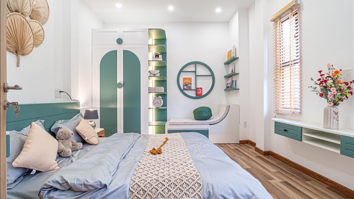 Nhà phố đầy đủ công năng với thiết kế như resort cực chill của vợ chồng trẻ ở Đà Nẵng - Ảnh 11. Nhà phố đầy đủ công năng với thiết kế như resort cực chill của vợ chồng trẻ ở Đà Nẵng - Ảnh 11.