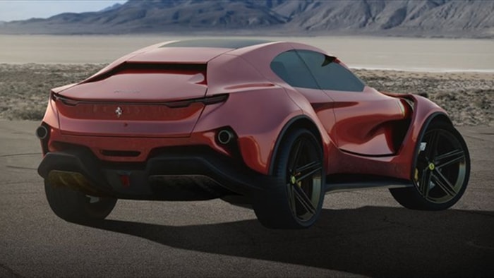 Mẫu SUV đầu tiên của Ferrari với thiết kế hầm hố - 2
