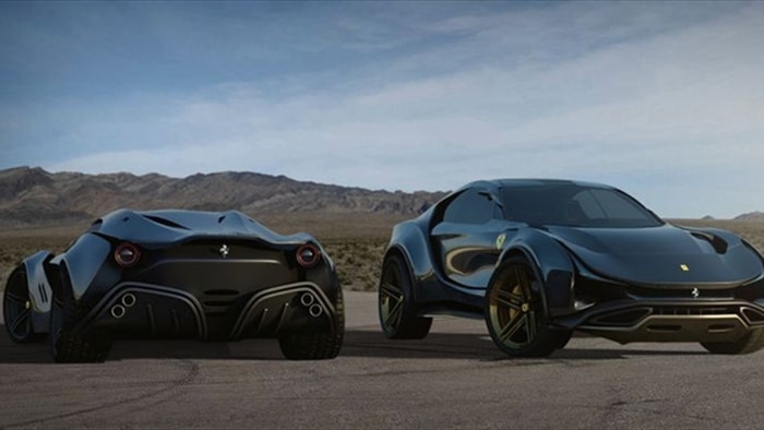 Mẫu SUV đầu tiên của Ferrari với thiết kế hầm hố - 3