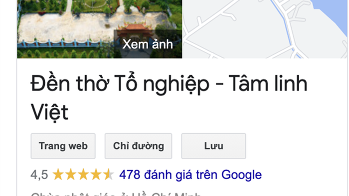 Đền thờ Tổ nghiệp của NS Hoài Linh trên ứng dụng Google Maps bị đổi tên thành Trung tâm từ thiện 14 tỷ? - Ảnh 5.