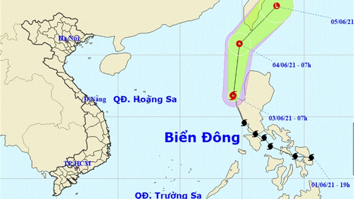 Bão Choi-Wan giật cấp 10 đi vào Biển Đông, trở thành cơn bão số 1 năm 2021 - 1