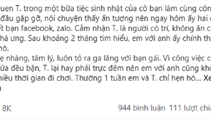 Bị bạn trai nói “đào mỏ” chỉ vì được mời ăn 3 lần mà chưa “đáp lễ”, nhưng màn ứng xử không thể cứng hơn của cô sau đó mới khiến anh sốc nặng - Ảnh 1. Bị bạn trai nói “đào mỏ” chỉ vì được mời ăn 3 lần mà chưa “đáp lễ”, nhưng màn ứng xử không thể cứng hơn của cô sau đó mới khiến anh sốc nặng - Ảnh 1.