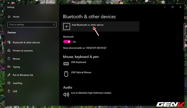 Cách thiết lập và sử dụng Bluetooth trên máy tính chạy Windows 10-6