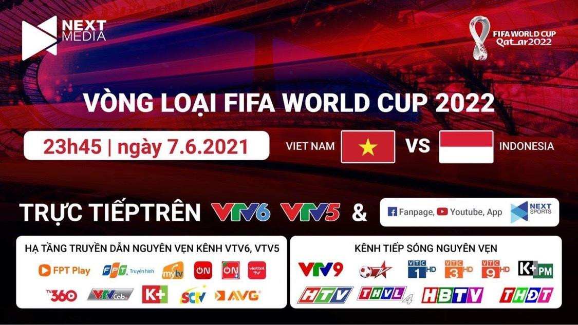 Xem miễn phí các trận đấu vòng loại World Cup của đội tuyển Việt Nam - 2