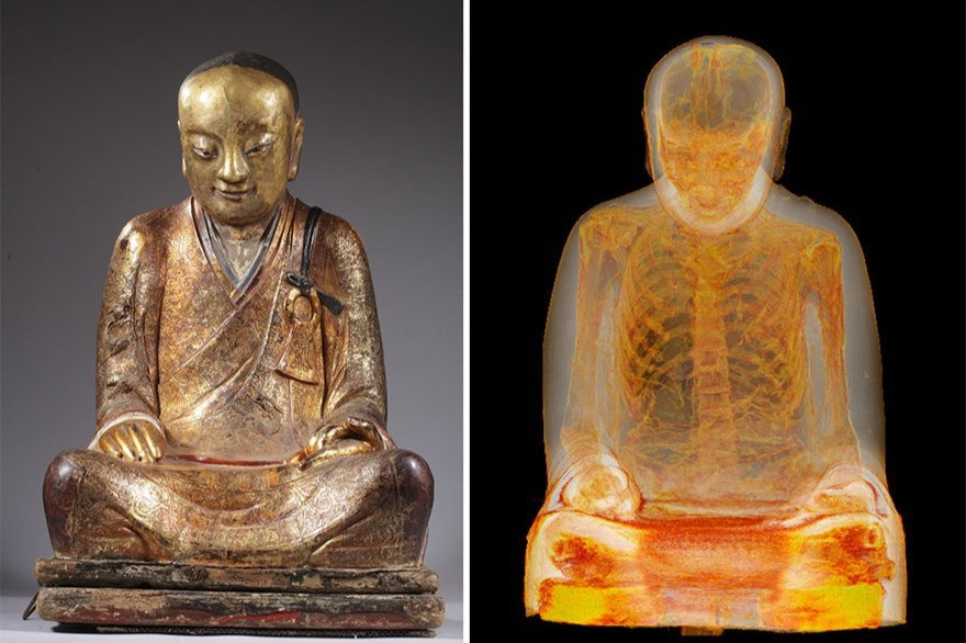 Phát hiện bí mật bên trong pho tượng Phật 1.000 năm tuổi-2