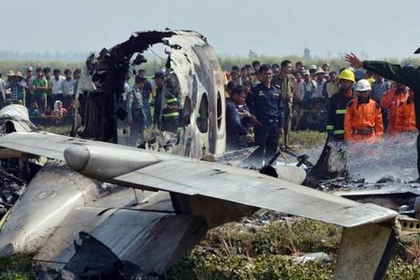 Rơi máy bay quân sự ở Myanmar, ít nhất 12 người thiệt mạng-1