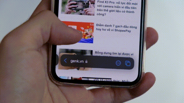 Cận cảnh trình duyệt Safari mới trên iOS 15: Giao diện tối giản nhưng cần thời gian làm quen - Ảnh 2. Cận cảnh trình duyệt Safari mới trên iOS 15: Giao diện tối giản nhưng cần thời gian làm quen-2