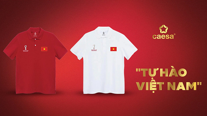 Caesa ra mắt mẫu áo Polo cổ động đội tuyển quốc gia Việt Nam - 1