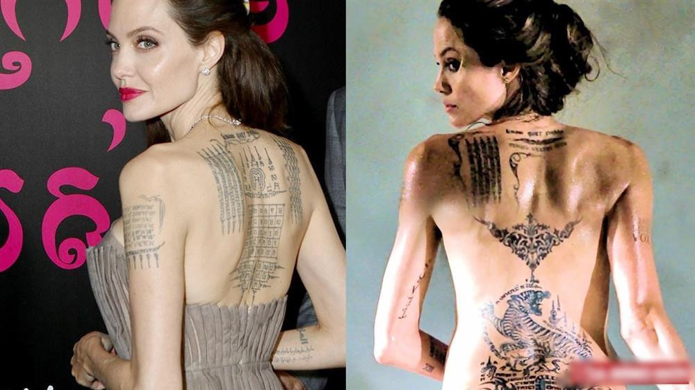 Tất tần tật ý nghĩa của gần 20 hình xăm trên cơ thể Angelina Jolie-1