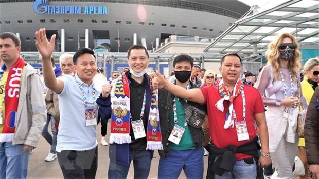 Dấu ấn Việt tại EURO 2020 ở thủ đô phương Bắc của nước Nga hình ảnh 2 Dau an Viet tai EURO 2020 o thu do phuong Bac cua nuoc Nga hinh anh 2