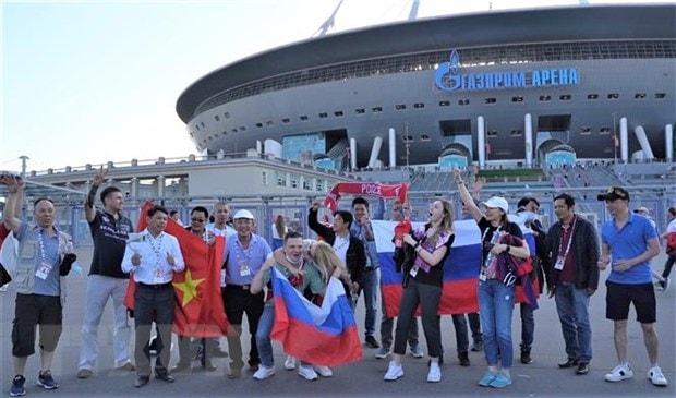 Dấu ấn Việt tại EURO 2020 ở thủ đô phương Bắc của nước Nga hình ảnh 3 Dau an Viet tai EURO 2020 o thu do phuong Bac cua nuoc Nga hinh anh 3
