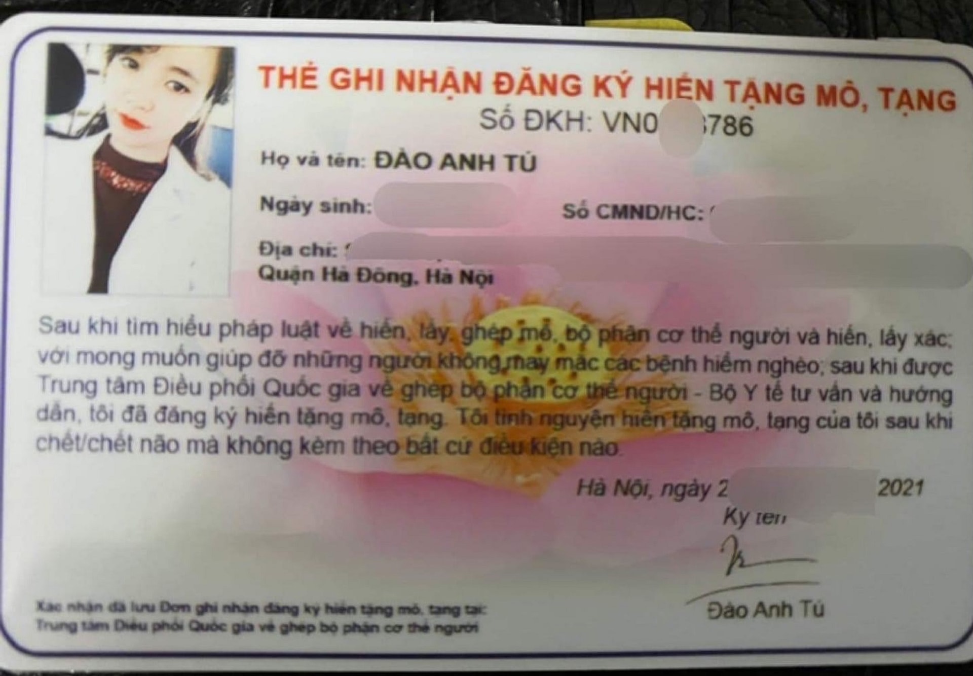 Nữ bác sĩ mắc ung thư gan đăng ký hiến tạng sau khi qua đời-2