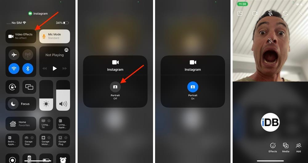 Cách xóa phông nền khi gọi video trên iPhone và iPad-3