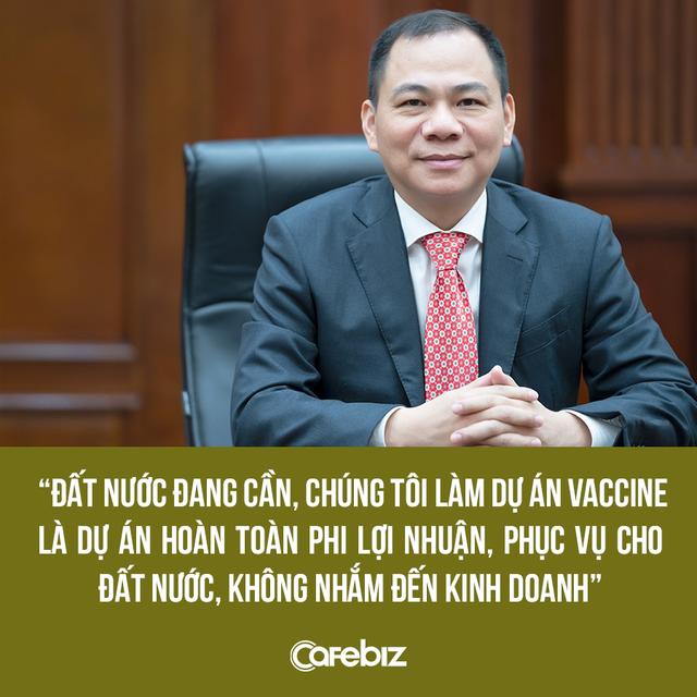 Tỷ phú Phạm Nhật Vượng lần đầu chia sẻ về việc thành lập công ty sản xuất vaccine VinBiocare: Hoàn toàn phi lợi nhuận và phục vụ cho đất nước - Ảnh 1.