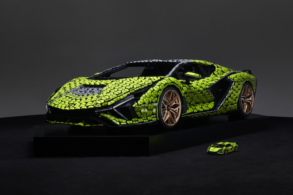 Lego hợp tác cùng Lamborghini ra mắt mô hình của siêu phẩm Sián FKP37 tỉ lệ thật-1