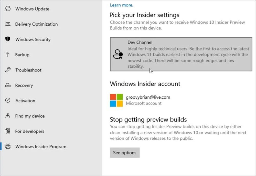 Cách tải và cài đặt sớm Windows 11-4