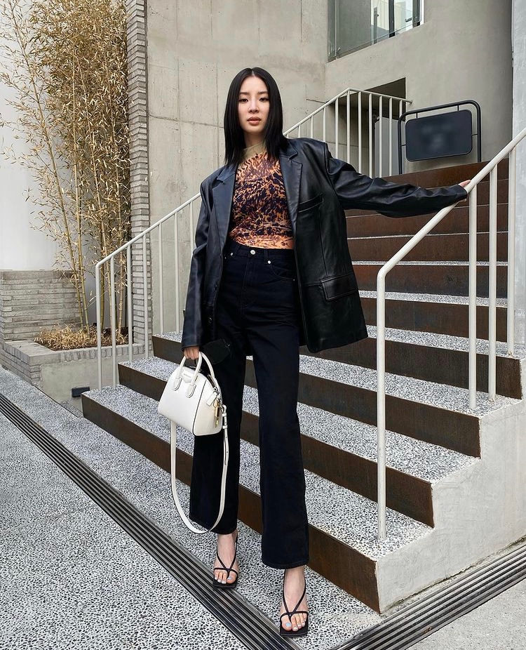 Áo blazer boyfriend