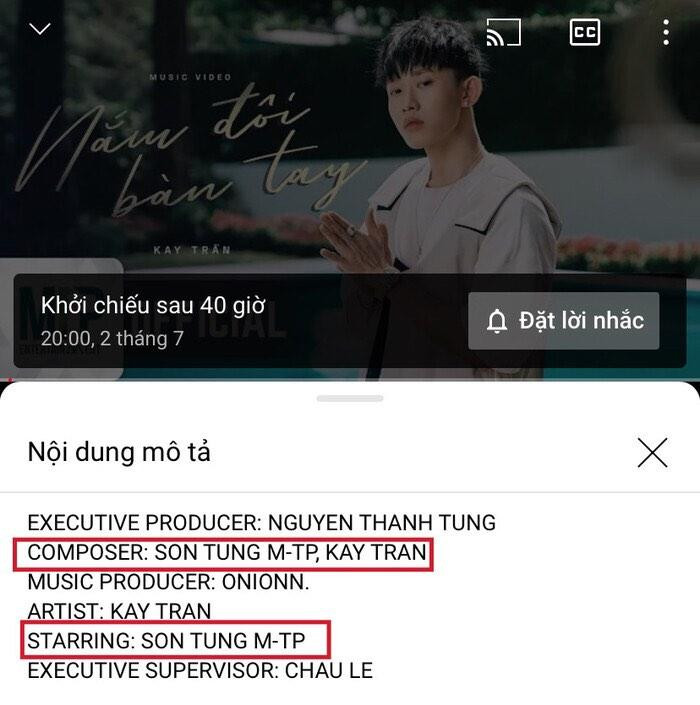 Sơn Tùng M-TP chiếm slot chính trong MV Kay Trần comeback?-3