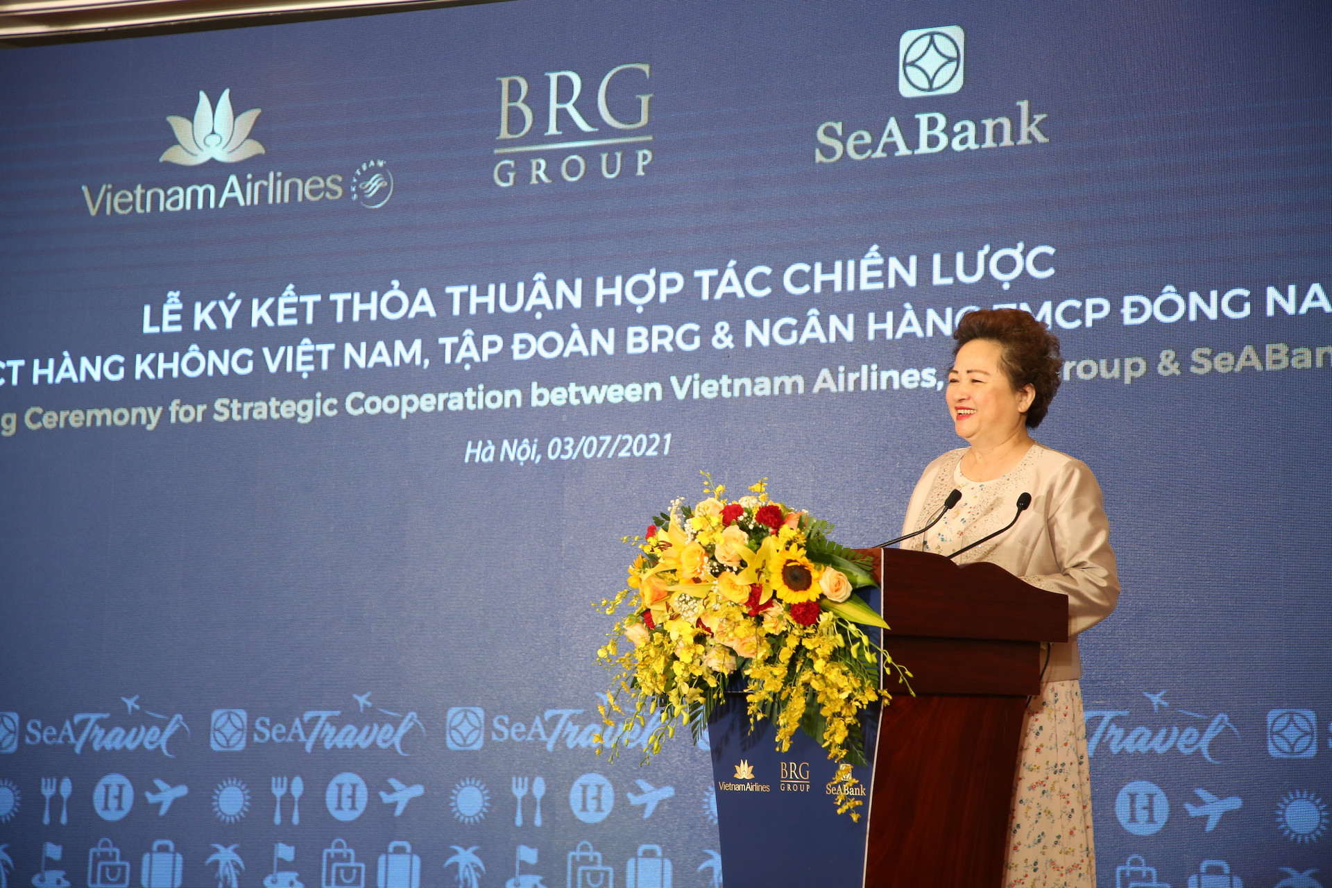 Vietnam Airlines, Tập đoàn BRG và SeABank ký kết thỏa thuận hợp tác chiến lược - 1