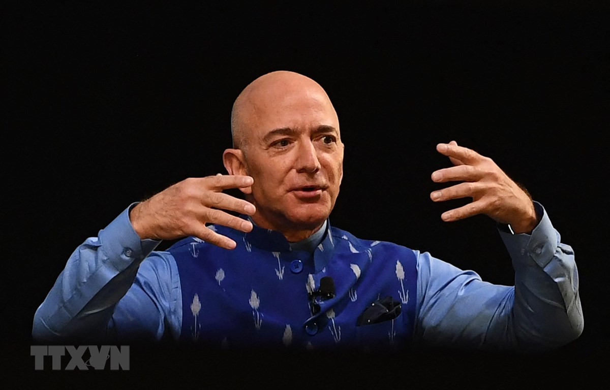 Tỷ phú Jeff Bezos. (Ảnh: AFP/TTXVN)
