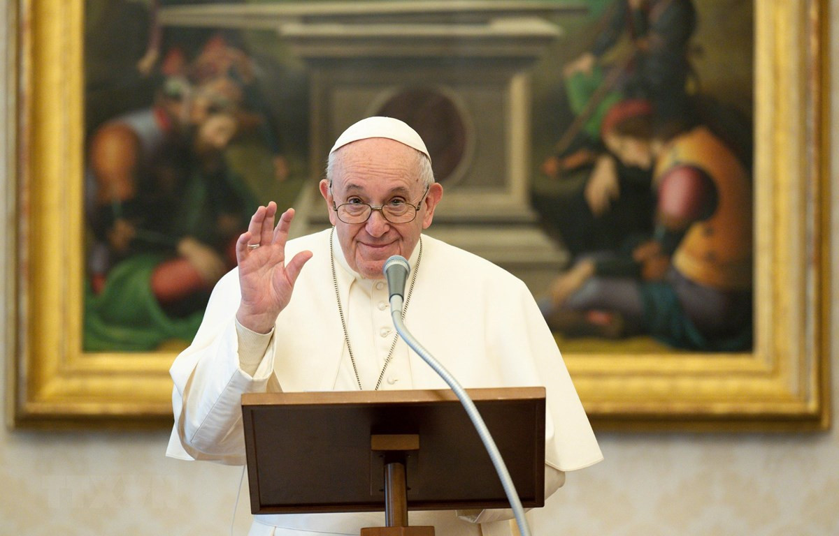 Giáo hoàng Francis năm nay 84 tuổi. (Ảnh: AFP/TTXVN)